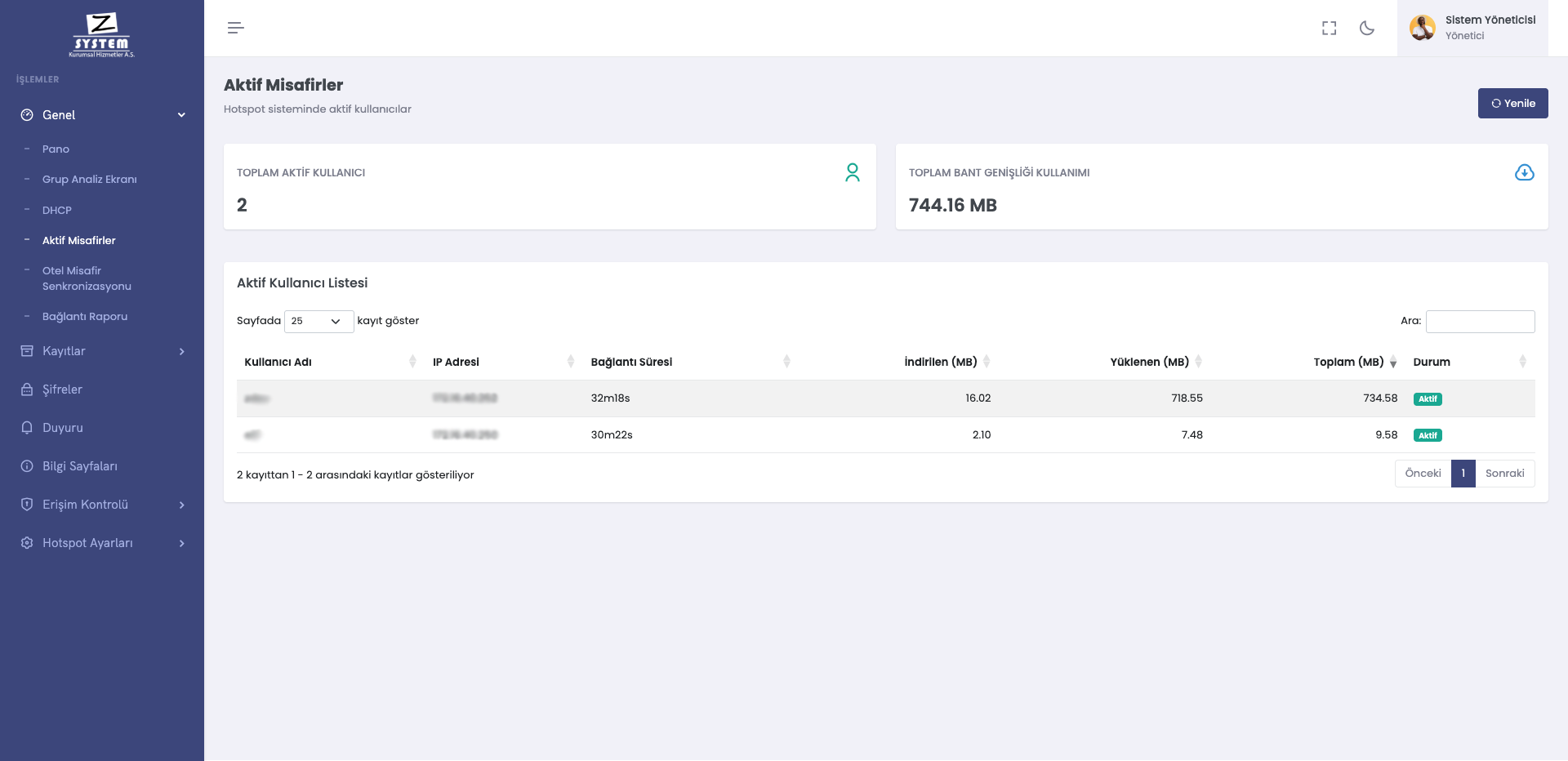 Hız ve Süre Kontrolü